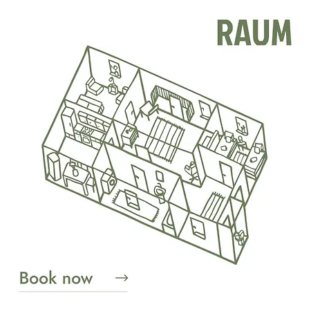 Apartment Raum Life - Stilvolle Mit 2 Schlafzimmern Und Kostenlosen Parkplatz *
